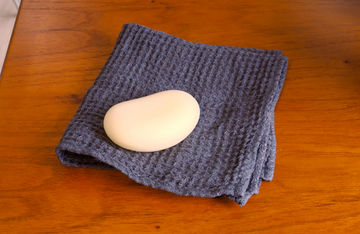 小さいリネンボディータオル　